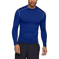 UA CG ARMOUR MOCK-BLU