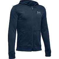 UA Cotton Fleece Full Zip-NVY