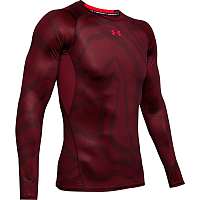 UA HG ARMOUR LS NOV-RED