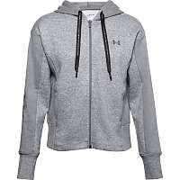 UA Rival Flce EMB FZ Hoodie-GRY