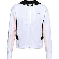 UA Rival Flce EMB FZ Hoodie-WHT
