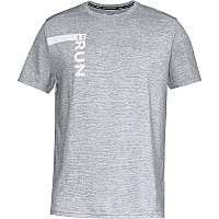 UA RUN TALL GRAPHIC SS-GRY