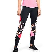 UA Rush Print Color Block Leggings-BLK