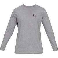 UA SPORTSTYLE LEFT CHEST LS-GRY