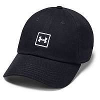 UA Washed Cotton Cap-BLK