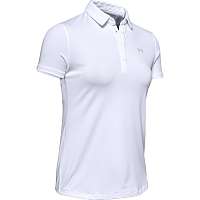 UA Zinger Short Sleeve Polo-WHT