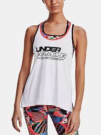 Under Armour Knockout Tank CB Graphic - biela