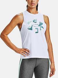 Under Armour Logo Graphic Muscle Tank - biele