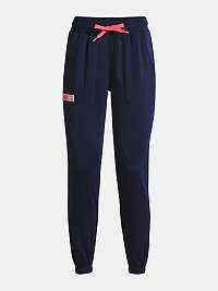 Under Armour Nohavice Armour Mixed Media Pant-NVY