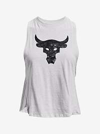 Under Armour Project Rock Bull Tielko Biela