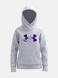 Under Armour Rival Fleece Logo Hoodie-GRY