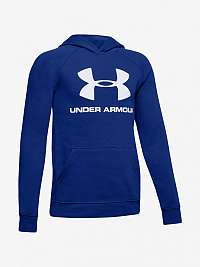 Under Armour Rival Logo Hoodie - modrá