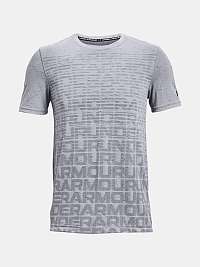 Under Armour Seamless Wordmark Tričko Šedá