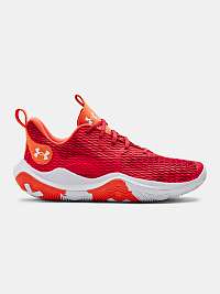 Under Armour Spawn 3 Basketball Tenisky Červená