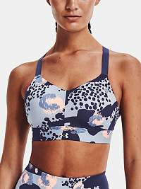 Under Armour UA Breathelux High Bra Print - modrá