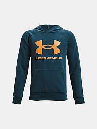 Under Armour UA RIVAL FLEECE HOODIE - modrá