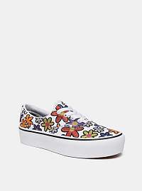 Vans biele dámske kvetované tenisky