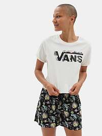 Vans biele dámske tričko s potlačou