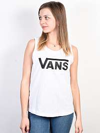 Vans biele tielko Vans FLYING V MUSCLE SCOO