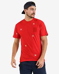 Vans červené pánske tričko New Varsity