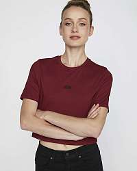 Vans červený crop top Flying V Crop Crew