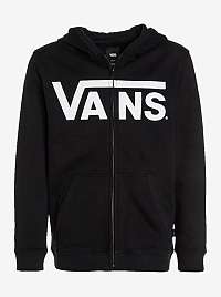 Vans čierne detská mikina Classic II s kapucňou
