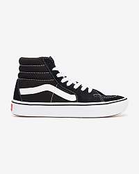 Vans čierne kožené pánske tenisky Sk8-Hi