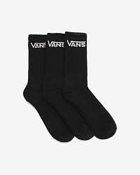 Vans čierny 3 pack pánskych ponožiek