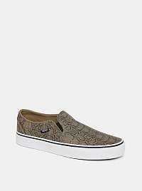 Vans khaki slip on