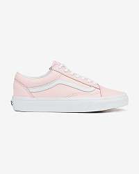 Vans ružové kožené tenisky Old Skool