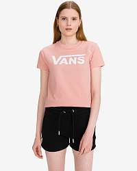 Vans ružové tričko Flying V
