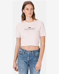 Vans ružový crop top We Are Beautiful