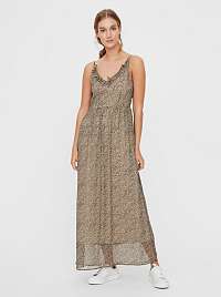 Vero Moda béžové maxi šaty