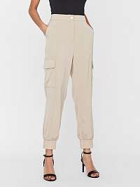 Vero Moda béžové nohavice Paula
