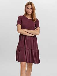 Vero Moda bordové šaty Filli