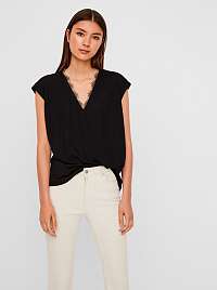 Vero Moda čierne blúzka Carrie