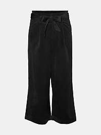 Vero Moda čierne menčestrové culottes nohavice Londyn