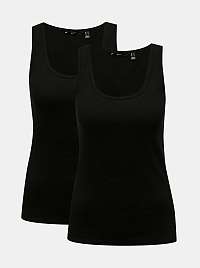 Vero Moda čierny 2 pack basic tielok Jessica