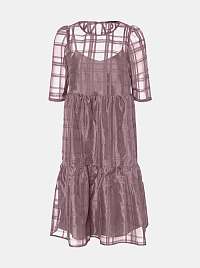 Vero Moda fialové maxi šaty