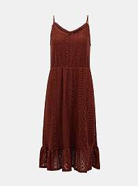 Vero Moda hnedé šaty Lea