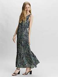 Vero Moda modré kvetované maxi šaty Hannah