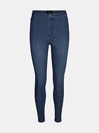 Vero Moda modré slim fit džínsy