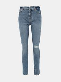 Vero Moda modré slim fit džínsy Selena