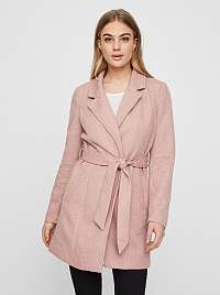 Vero Moda púdrový ľahký kabát Rodona