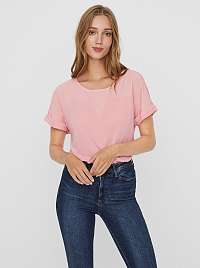Vero Moda ružová blúzka Ellen