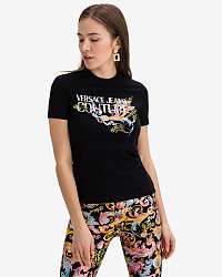 Versace Jeans Couture čierne dámske tričko
