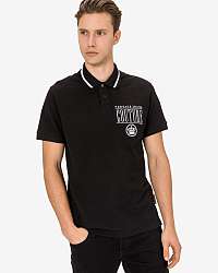 Versace Jeans Couture čierne polo pánske tričko