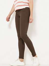 Vínové jeggings CAMAIEU