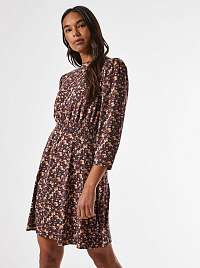 Vínové kvetované šaty Dorothy Perkins