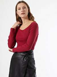 Vínové tričko Dorothy Perkins